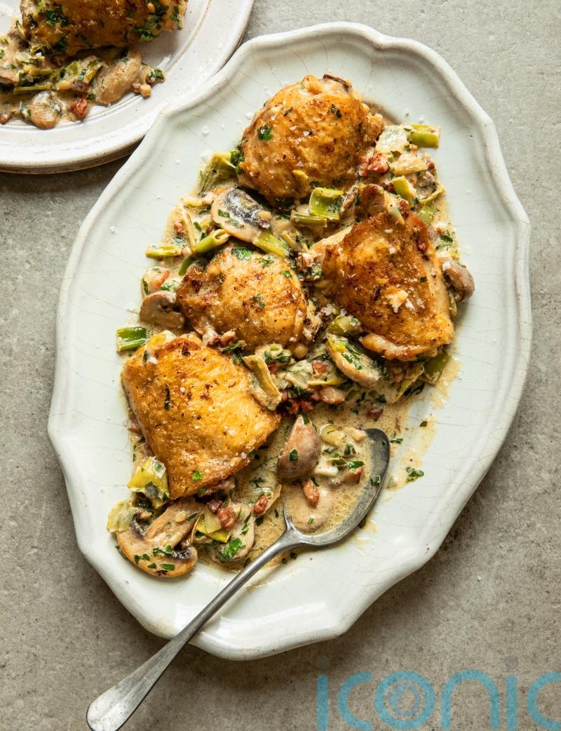 How to make The Batch Lady’s herby chicken, leek and mushroom casserole