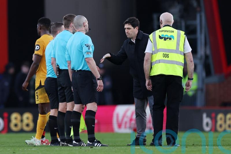 Andoni Iraola claims VAR replays were misleading in 10-man Bournemouth’s defeat