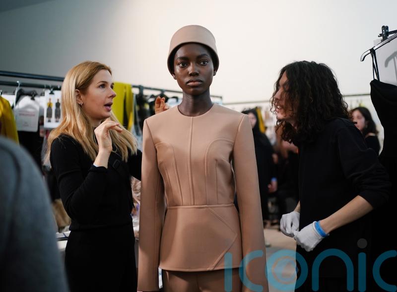 Emilia Wickstead brings back pillbox hats at London Fashion Week 