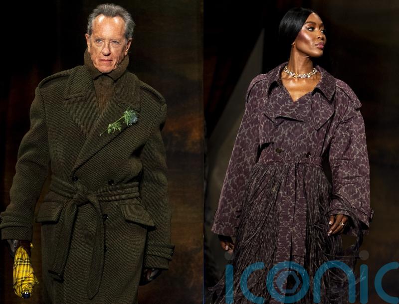 Naomi Campbell, Richard E. Grant, Lila Moss and more hit the Burberry runway