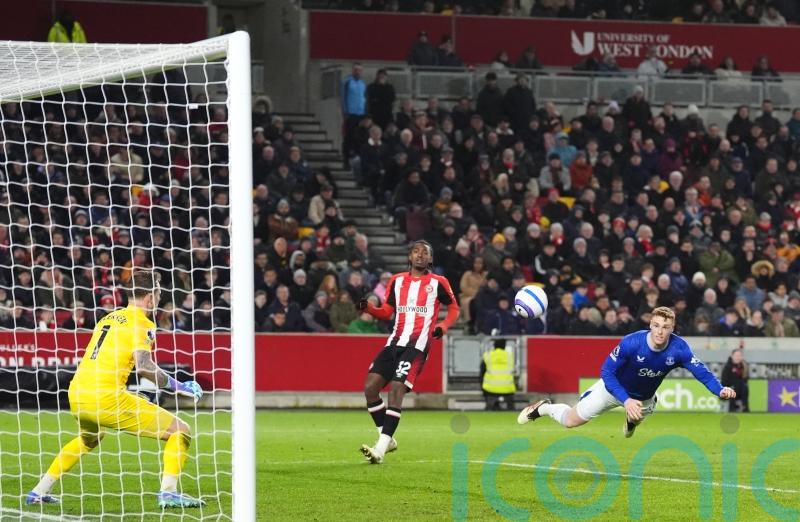 Jake O’Brien equaliser at Brentford keeps Everton’s unbeaten run going