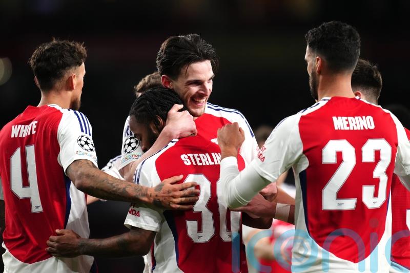 Oleksandr Zinchenko and Declan Rice on target in Arsenal’s draw with PSV
