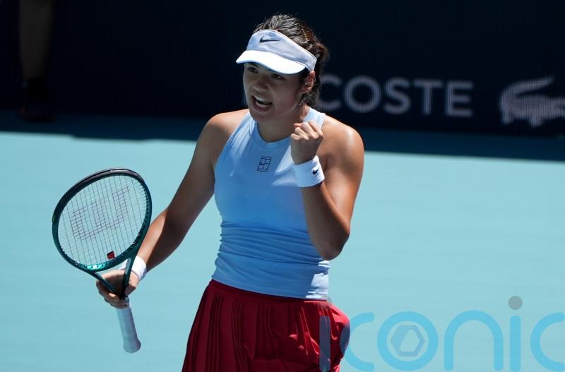 Emma Raducanu beats Amanda Anisimova to reach Miami Open quarter-finals