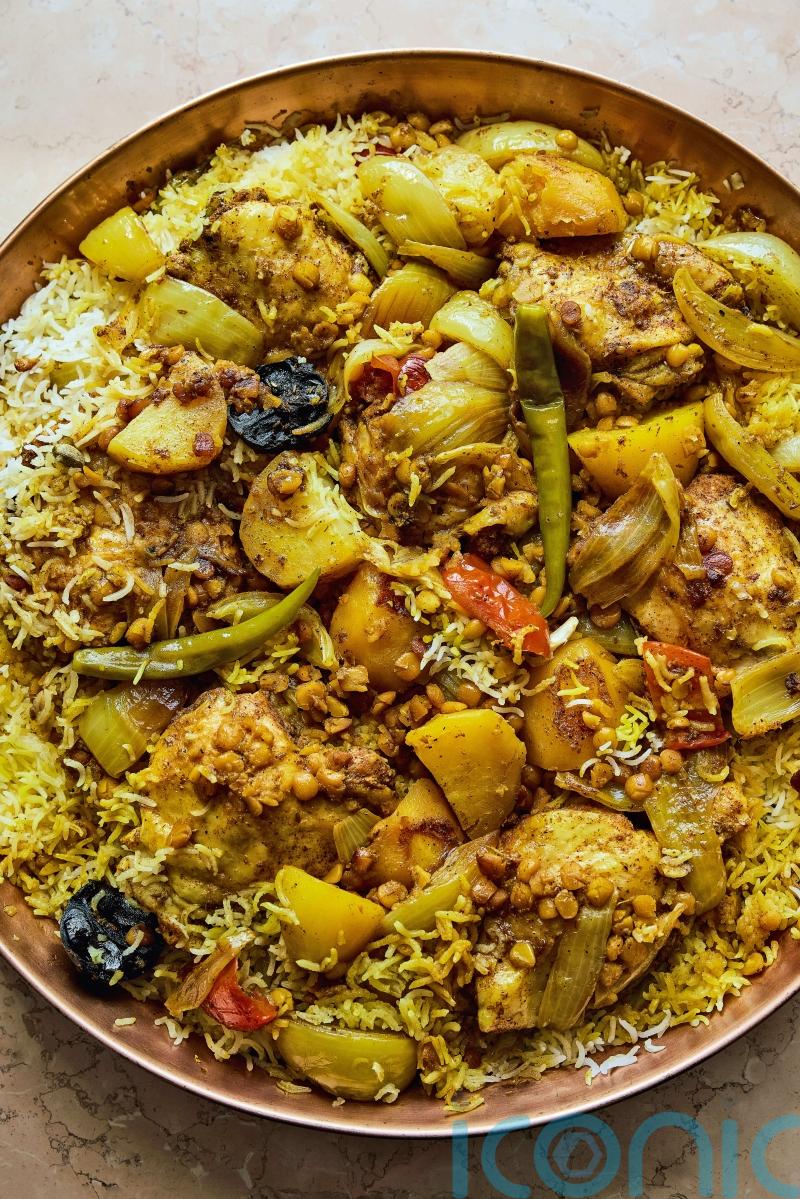 How to make Noor Murad’s Fega’ata – bottom of the pot chicken and rice