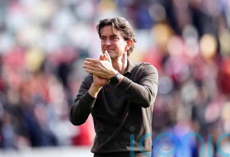 Thomas Frank hails ‘incredible achievement’ from Brentford strike duo
