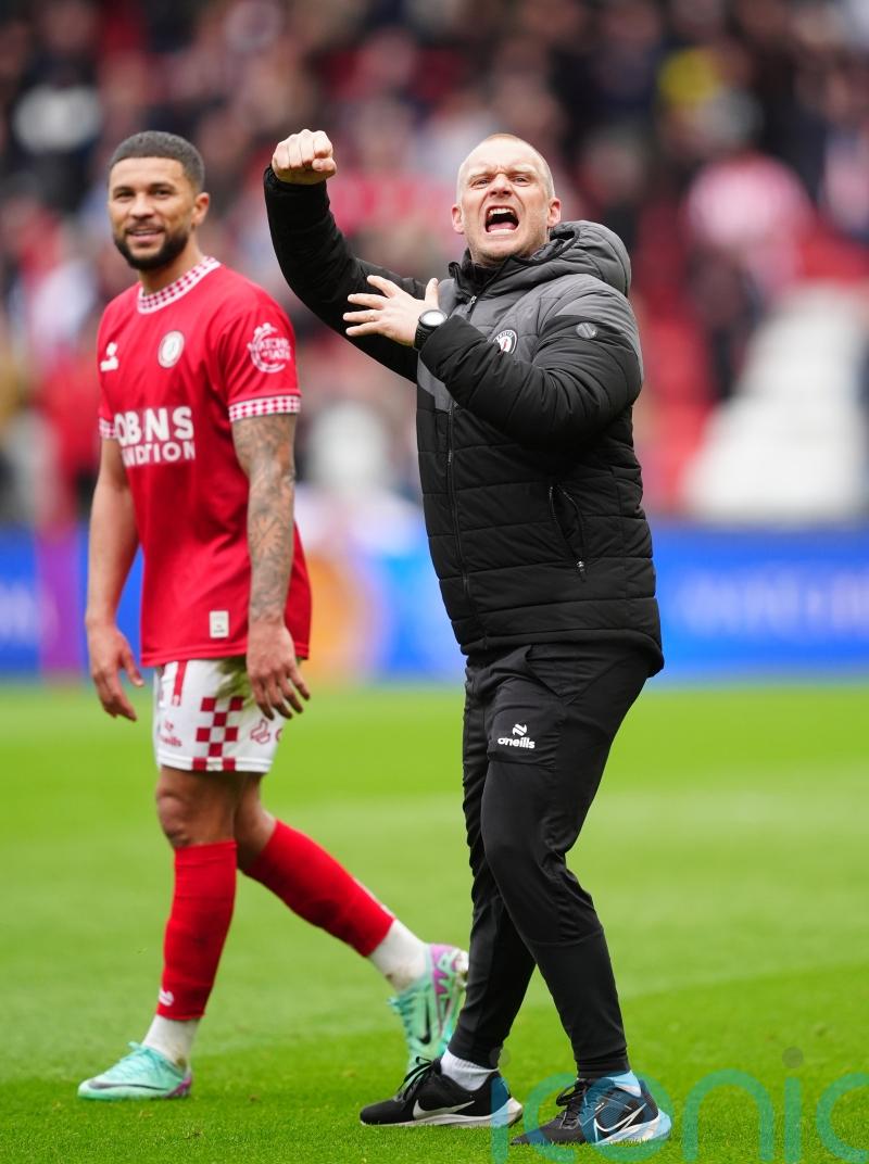Liam Manning feels ‘every emotion imaginable’ as Bristol City book play-off spot