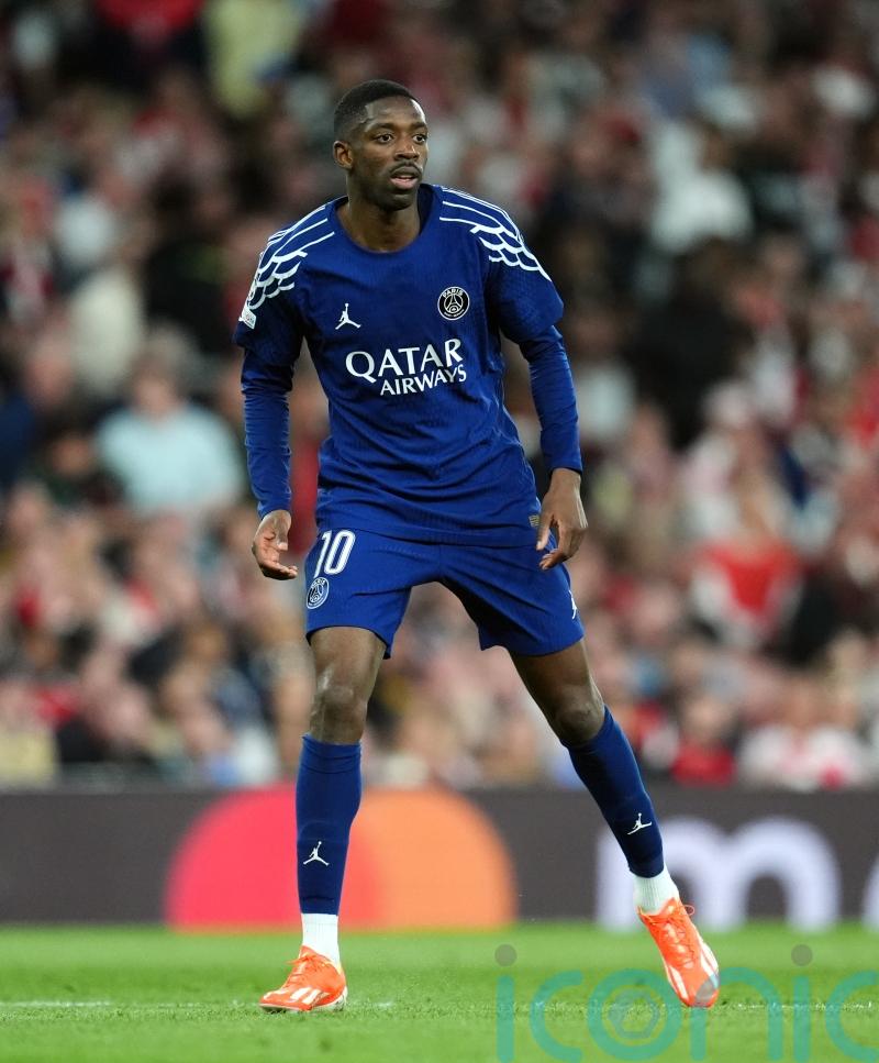 Ousmane Dembele passed fit for PSG’s semi-final second leg with Arsenal