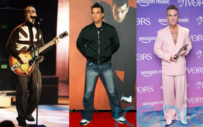 Robbie Williams’ style evolution as he kicks off his UK tour