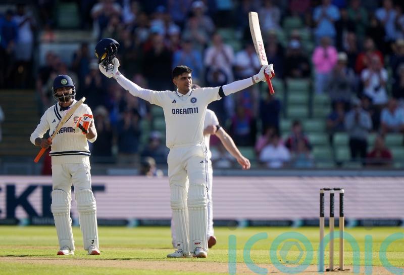 Shubman Gill halts England’s opening day progress at Edgbaston
