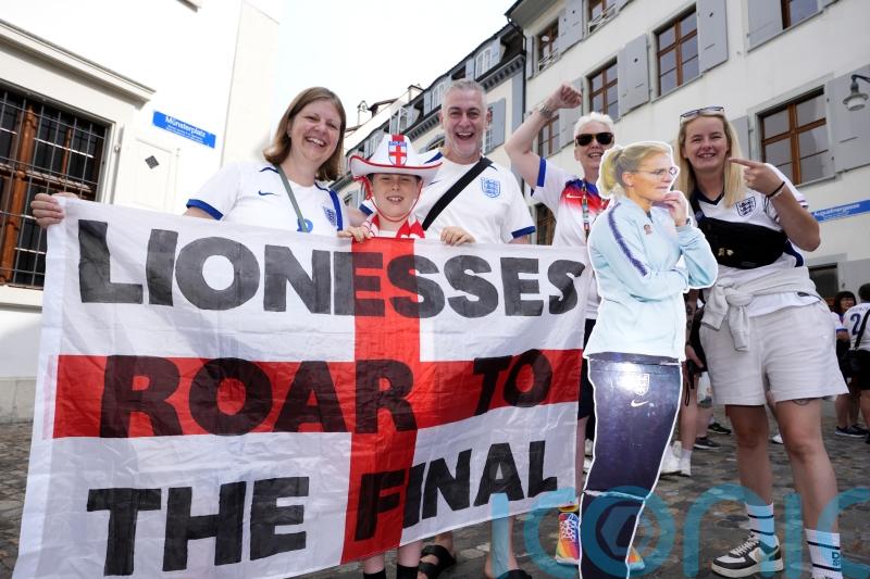 Royals lead nation in wishing England’s Lionesses good luck ahead of Euros final
