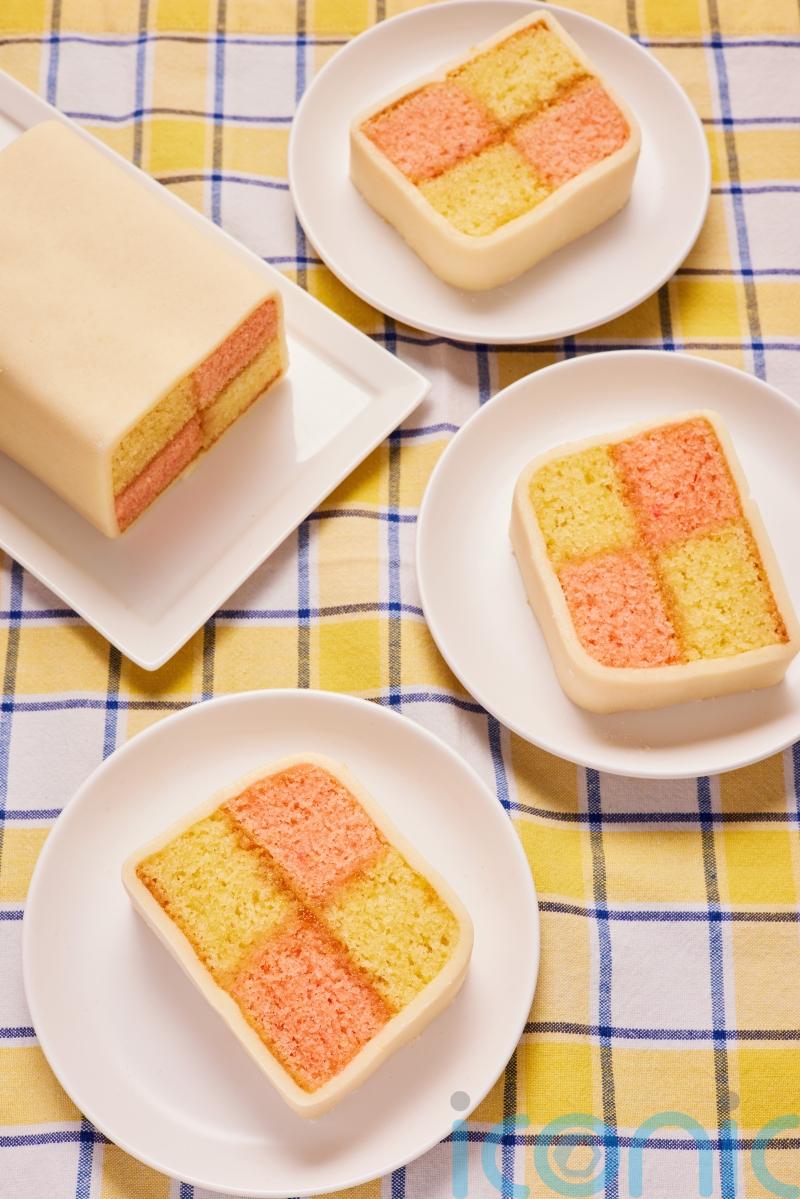 Jane Dunn’s Battenberg cake