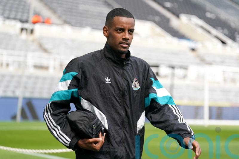 Alexander Isak training at former club Real Sociedad amid transfer speculation
