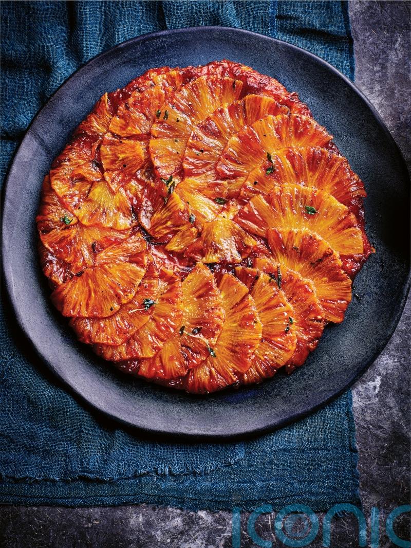 Sabrina Ghayour&rsquo;s pineapple, spiced caramel and thyme tarte tatin recipe