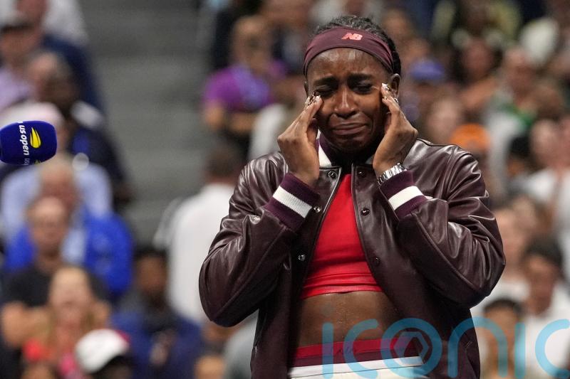 Coco Gauff survives teary moments to battle past Donna Vekic