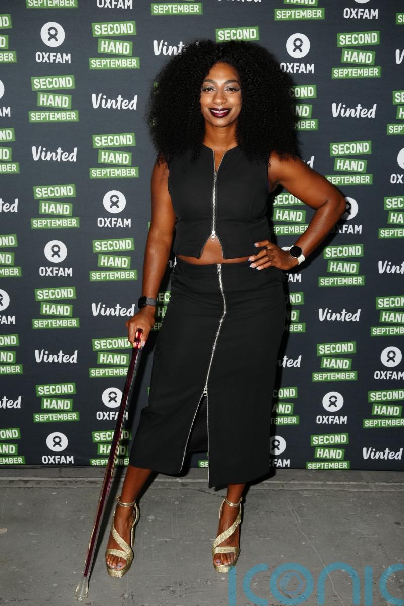 ‘I’ve got an eating disorder … it made me nervous’: Kadeena Cox walks Oxfam’s London Fashion Week runway