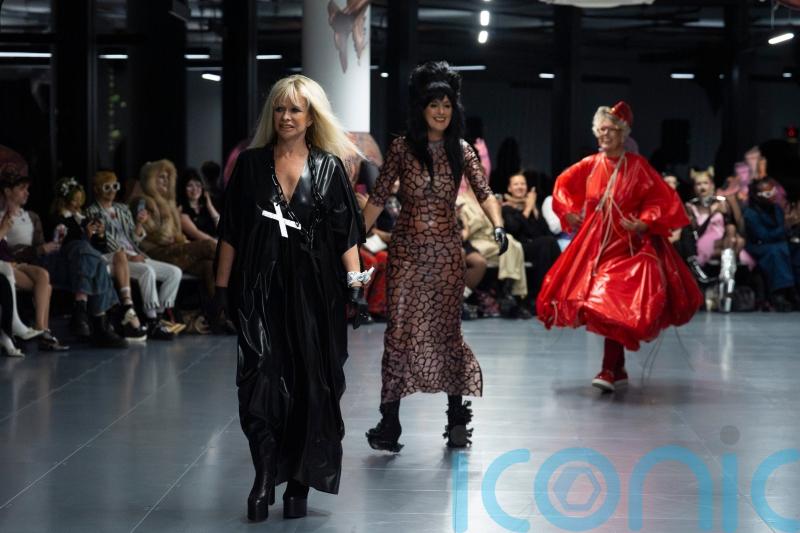 ‘Prue Leith is a punk – she’s not all Chantilly cream and Victoria sponge’ says designer as she takes to the runway