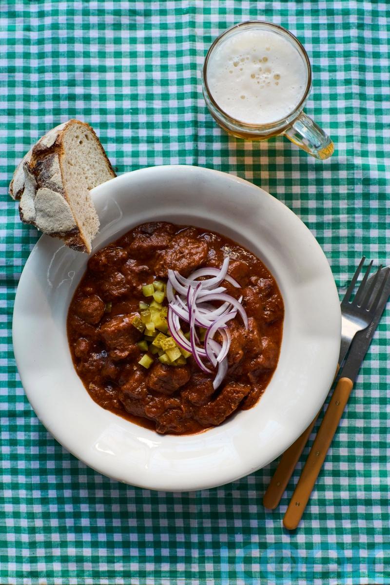 Evie Harbury’s beef goulash recipe