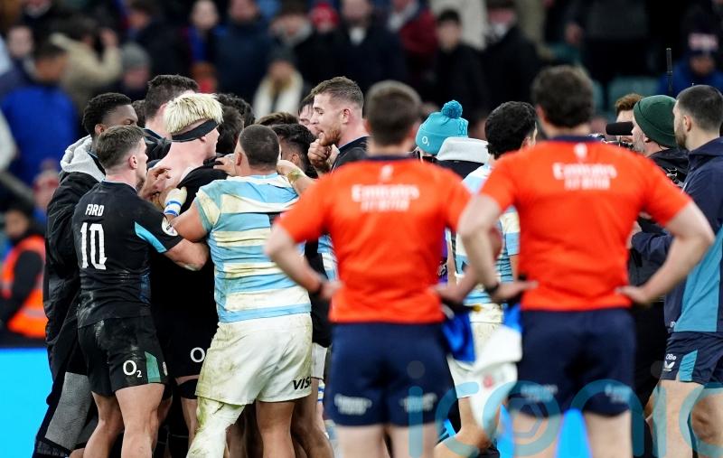 England flanker Tom Curry branded a &lsquo;bully&rsquo; after tunnel bust-up with Argentina