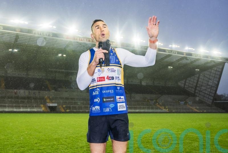 Kevin Sinfield finishes latest challenge, raising &pound;1.15m for MND charities
