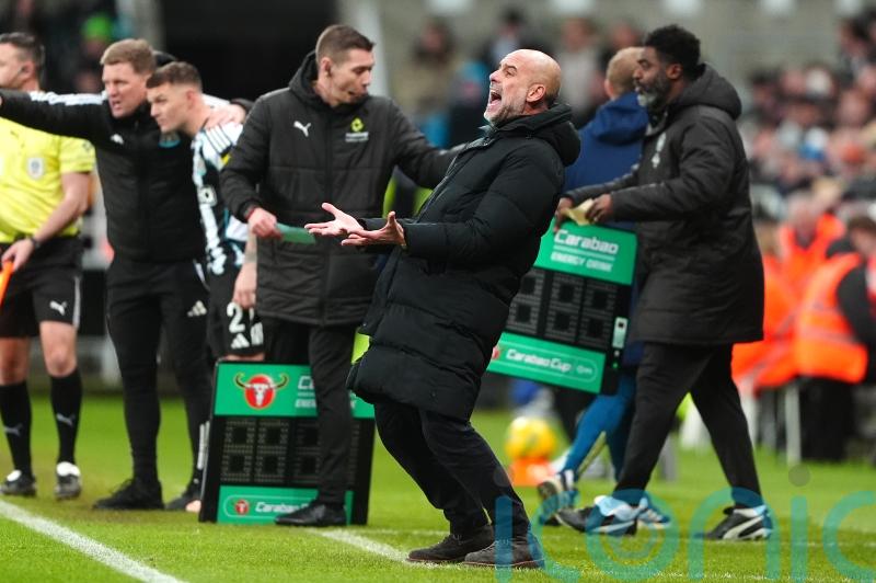 Pep Guardiola angered by VAR during Man City&rsquo;s cup semi-final win at Newcastle