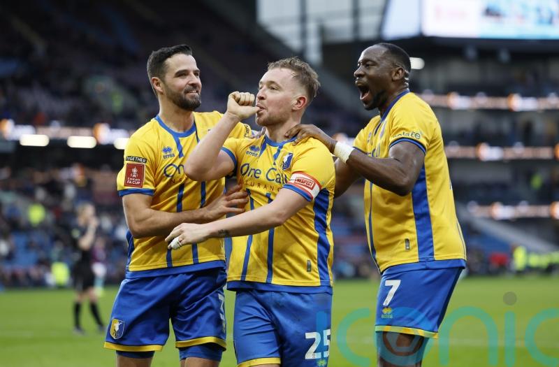 Louis Reed free-kick stuns Burnley as League One Mansfield progress in FA Cup