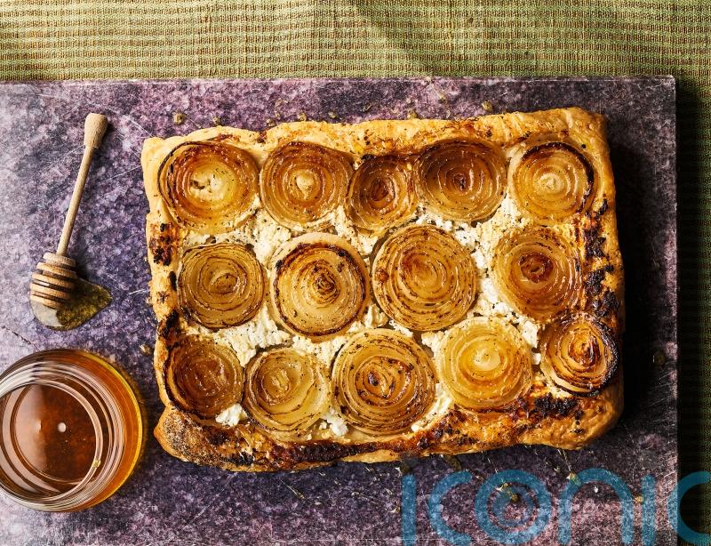 Nadiya Hussain&rsquo;s goat&rsquo;s cheese and onion tart recipe