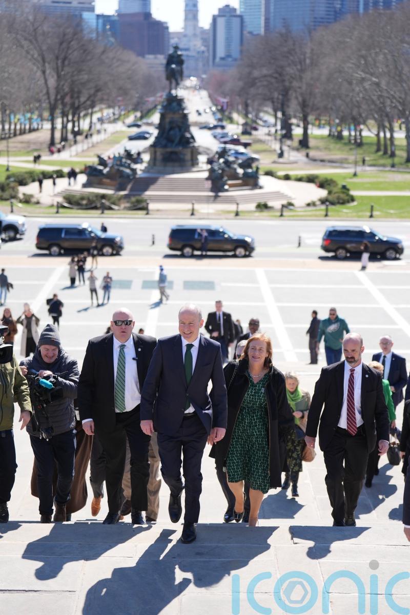 Irish premier marking 250 years of US independence during visit to Philadelpia