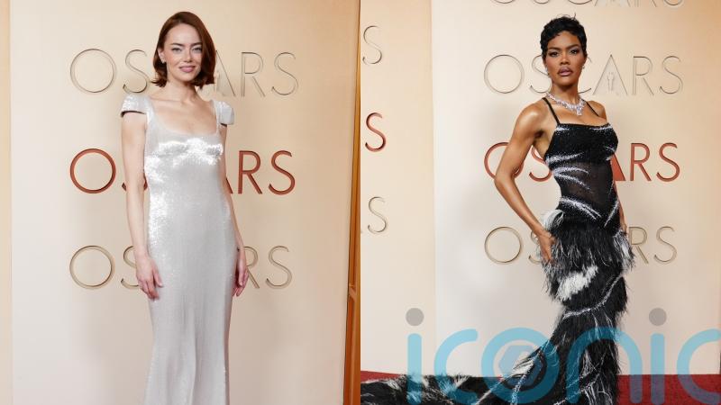 Emma Stone and Teyana Taylor lead sparkling Oscars red carpet fashion