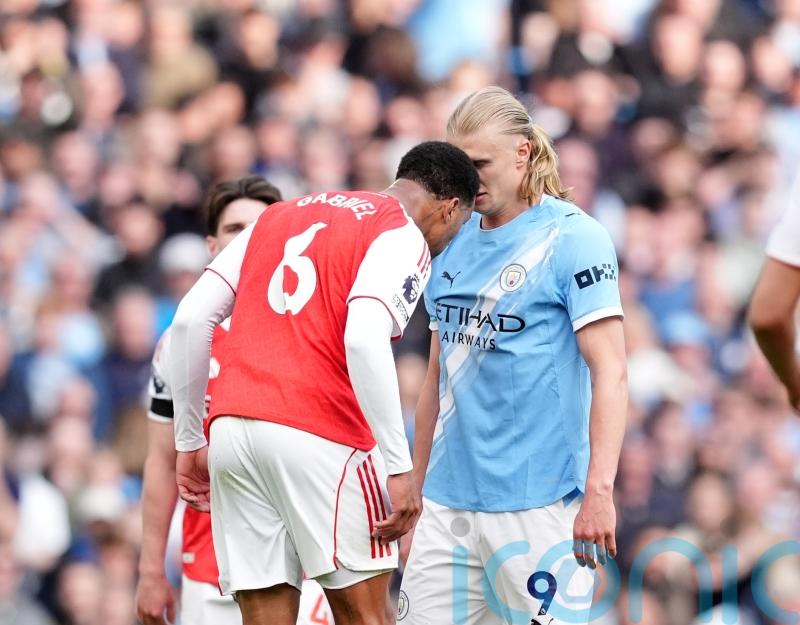 Erling Haaland feels Gabriel should have seen red for head move in heated clash