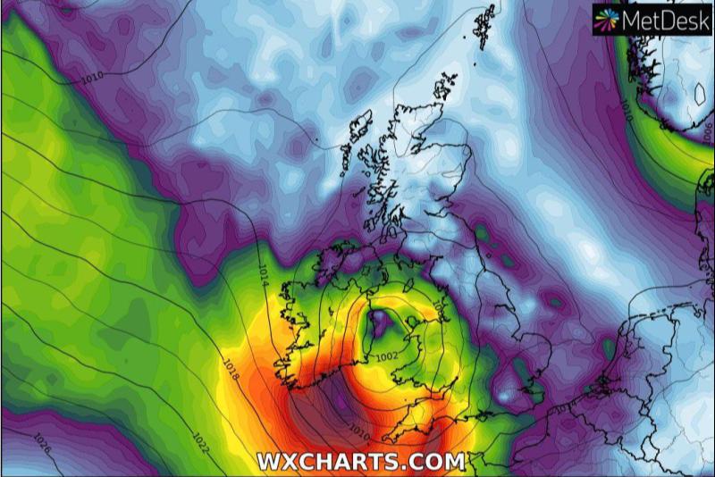 Batten Down the hatches major storm to hit Ireland for Bank Holiday Weekend