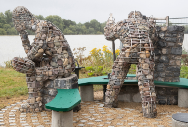 Offaly links to commemorative bench unveiled in Limerick