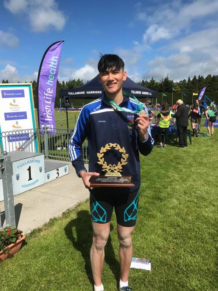 Irish Schools Triple Jump record holder Jordan Hoang