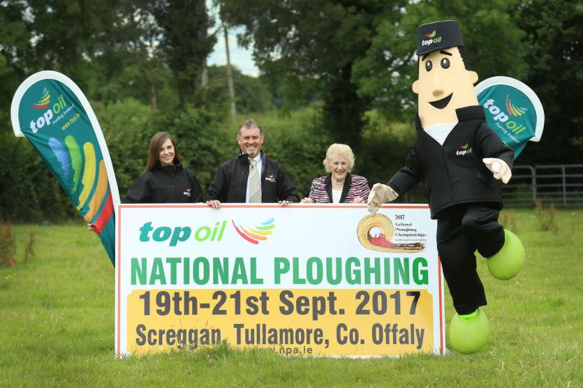 Anna May McHugh and representatives of Top Oil at the fuel partnership launch this week.