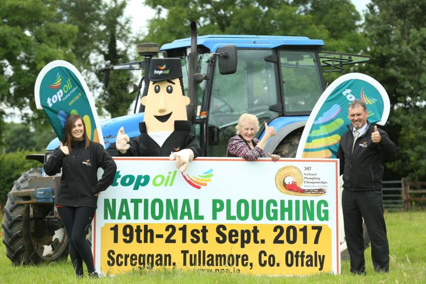 Anna May McHugh and representatives of Top Oil at the fuel partnership launch this week.