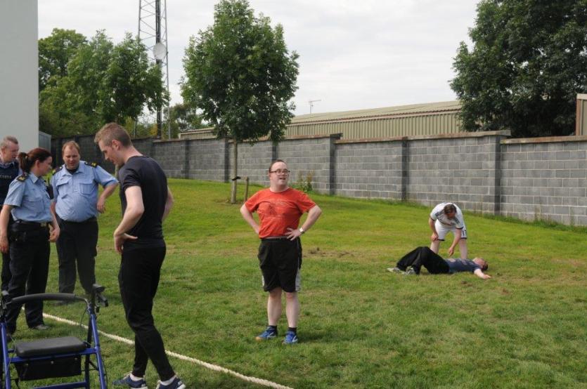 Offaly Garda&iacute; take part in Rehab Centre Sports Day
