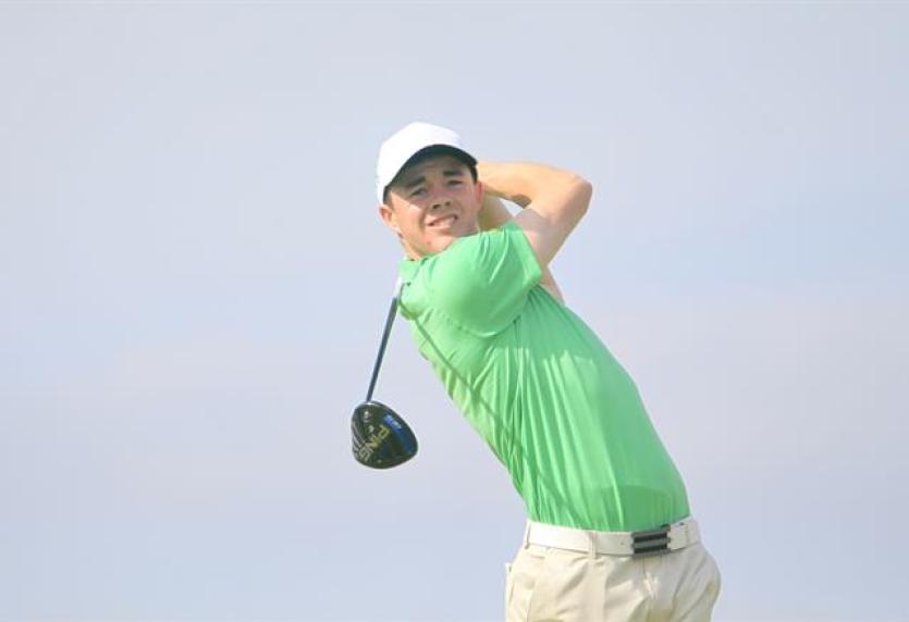 Stuart Grehan in action during the Mullingar Scratch 2017