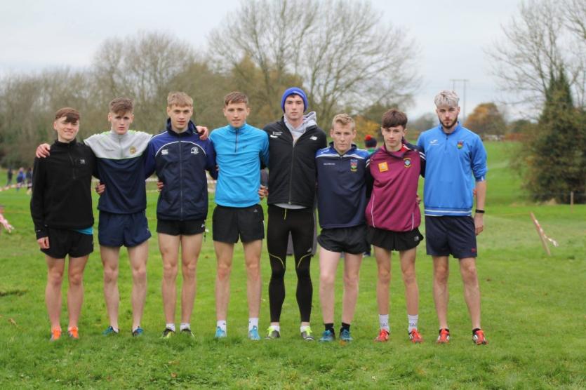 Harriers Junior Men team - Leinster Bronze medal winners 