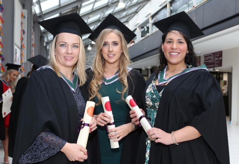 Tina Glynn from Fohenagh, Co. Galway, Ceola Campbell from Birr, Co. Offaly and Carmen Campbell from Galway City 