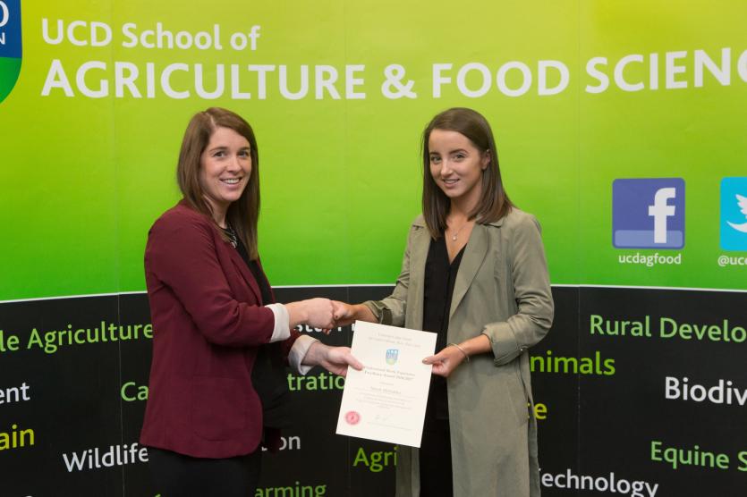 Rhode's Nicole McPadden, Stage 4 BAgrSc Food and Agribusiness Management student.