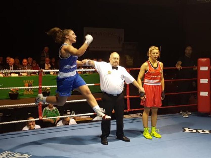 Tullamore's Grainne Walsh wins gold at the European Boxam Elite tournament in Tenerife in November 2017