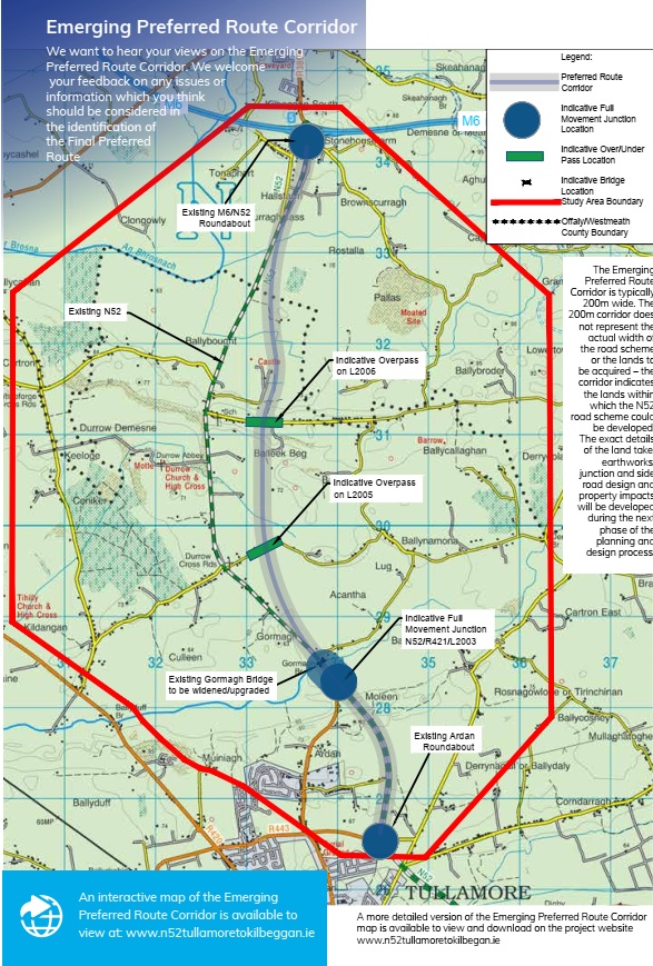 Public's views sought on 'priority' new road linking Tullamore to