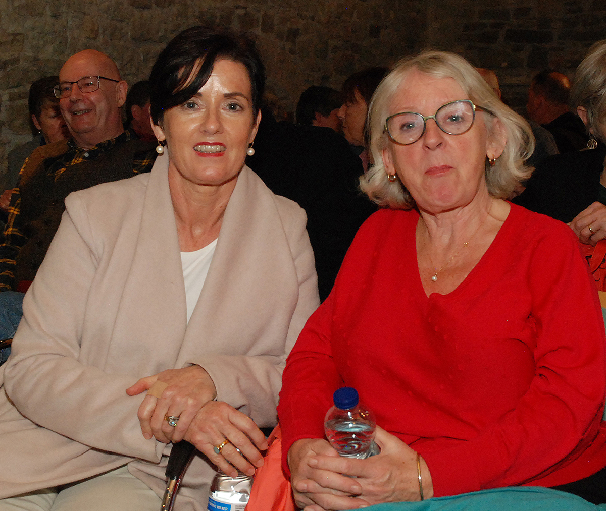 Colette Ryan Hogan and Teresa Barrett enjoyed the first Black Mills Session, held in the Black Mills complex on Friday week last. Photo: PJ Wright