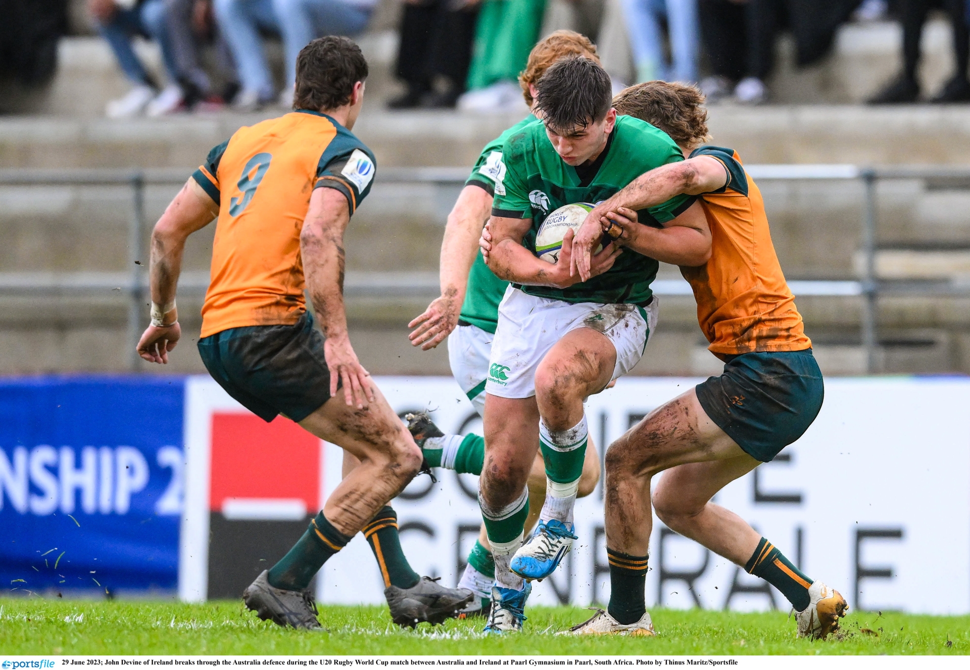 Fuertes conexiones de Offaly con el heroico equipo irlandés de rugby Sub-20