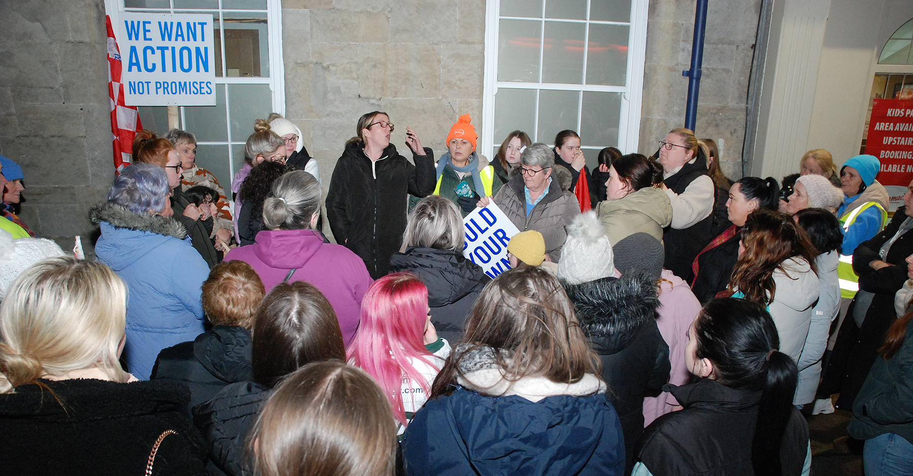 maria phelan roscrea garda station protest