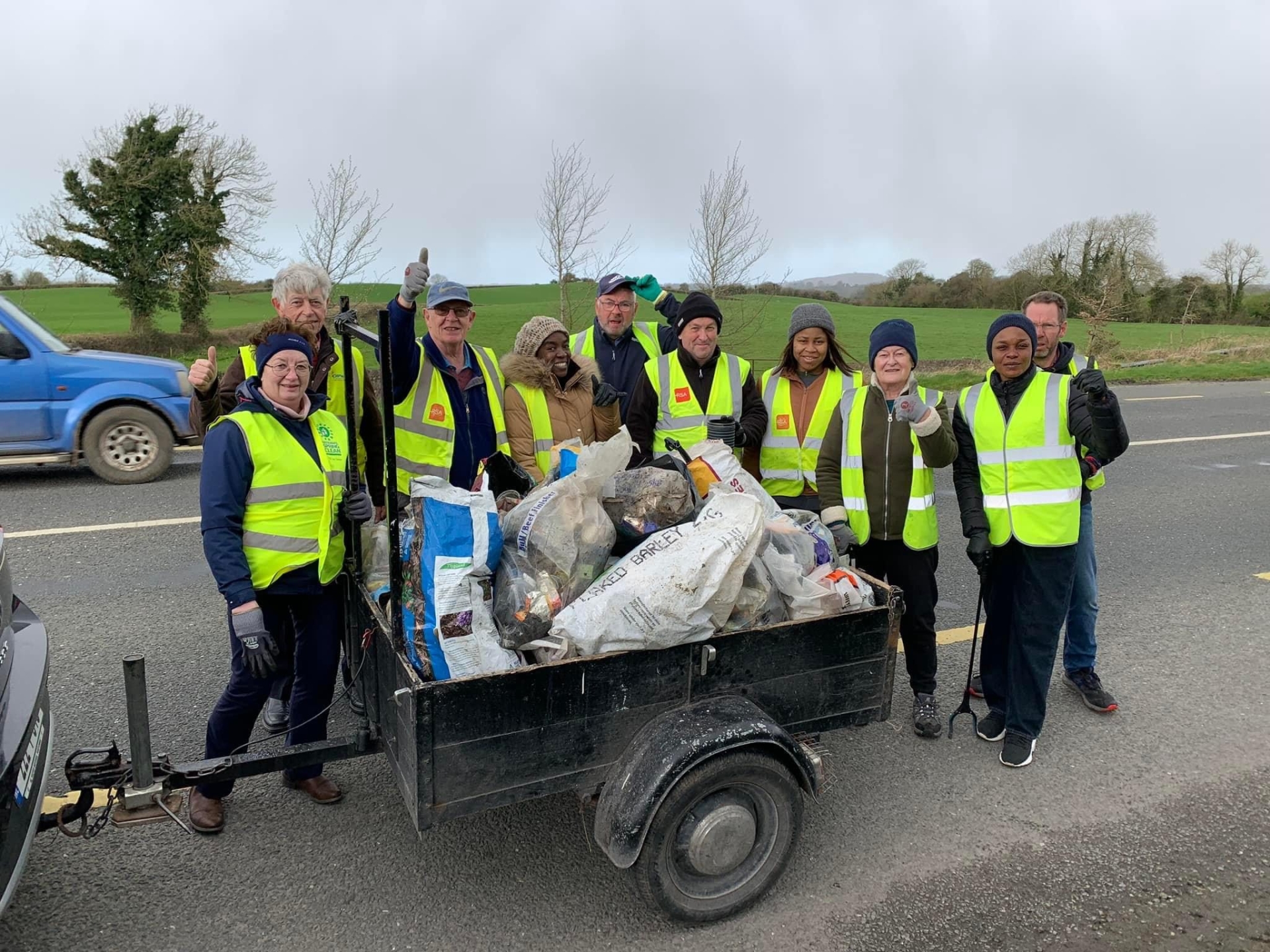 roscrea tidy towns racket hall litter pick