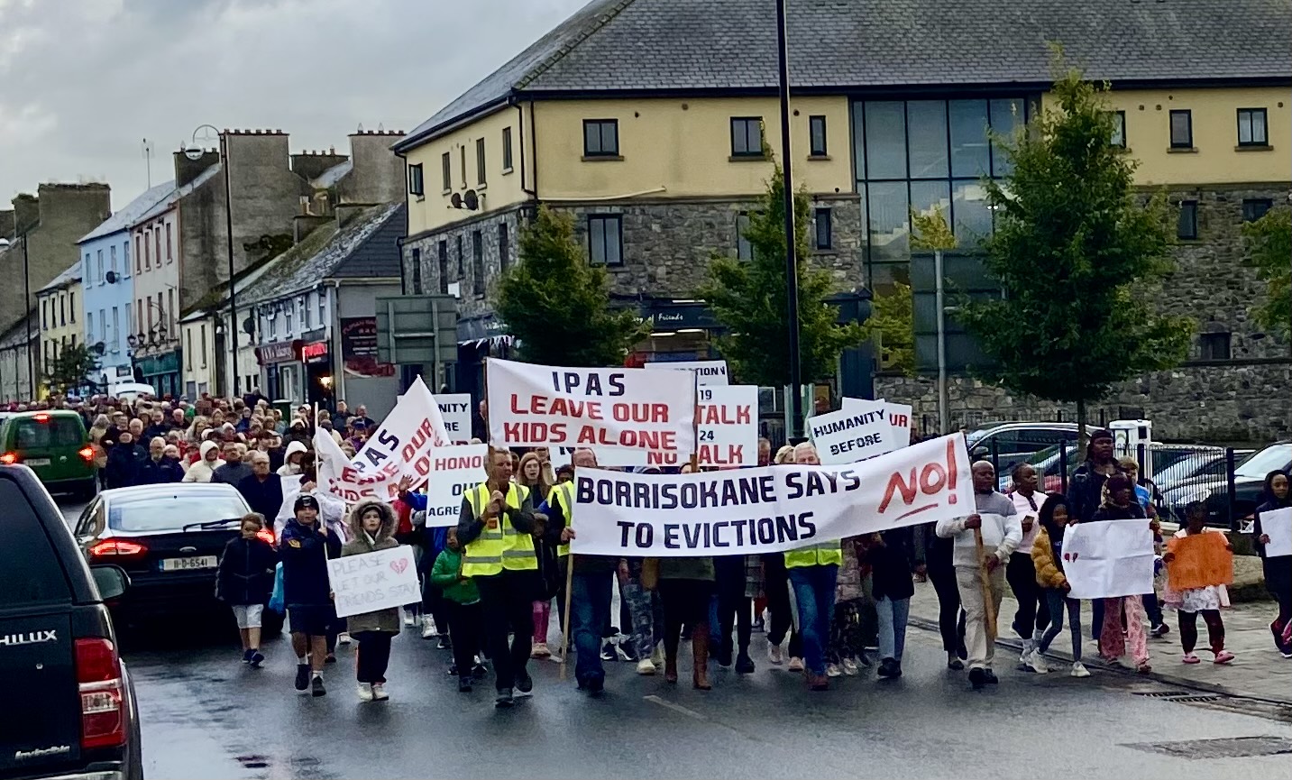 Borrisokane asylum march