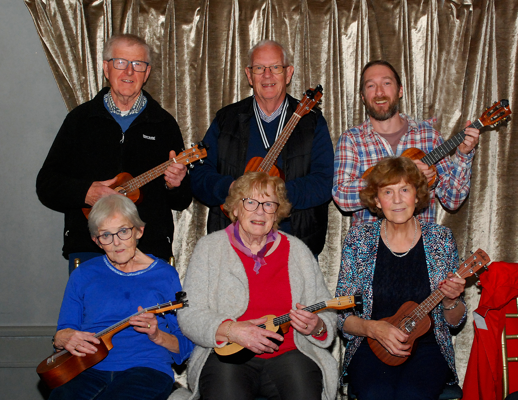 Age Friendly Roscrea Ukulele group Racket Hall