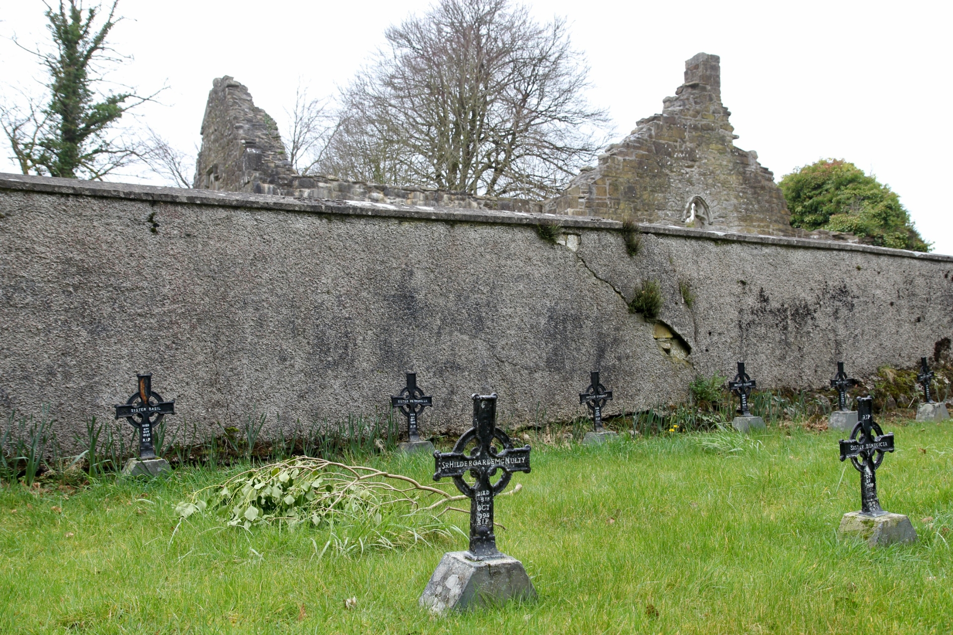Roscrea Sean Ross Hildegarde McNulty grave. Photo: D. Keegan