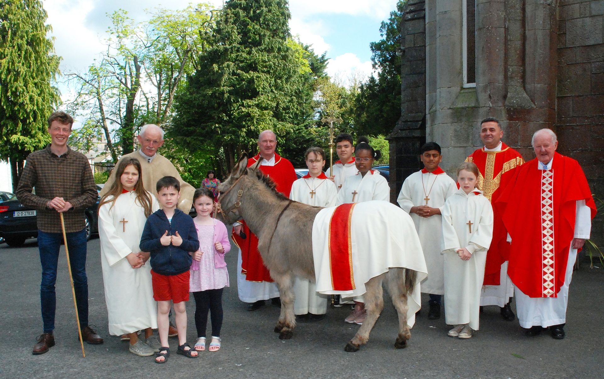 roscrea donkey in church